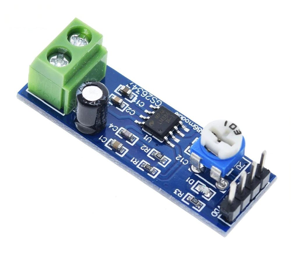 Audio versterker module 20x versterking met volumeregeling 5-12V LM386