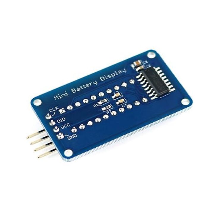 Batterij voltage indicator segment display met TM1651 chip 03