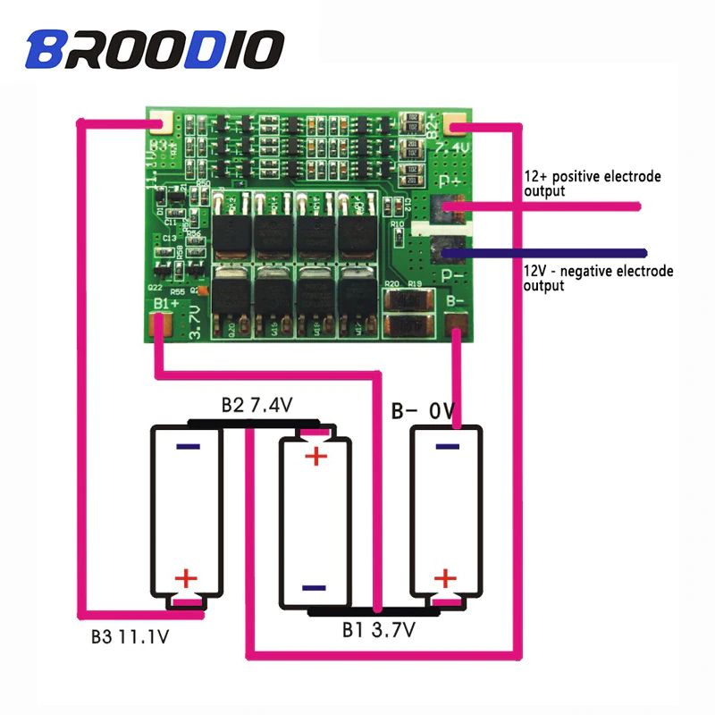 BMS Balance Board 3S 40A for 3