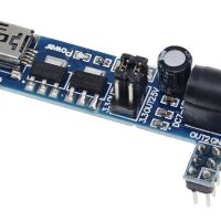 Breadboard Voeding module 3.3V 5.0V USB-mini Power plug blauw