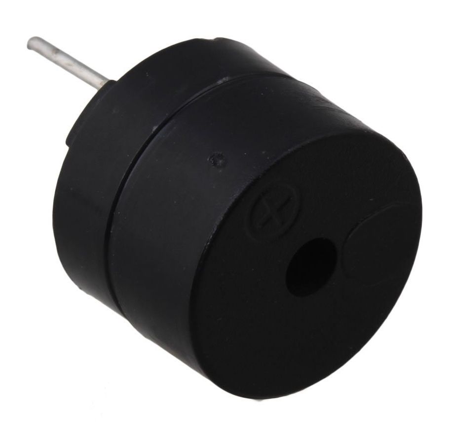 Buzzer actief 2300Hz 4-8VDC 9x11.8mm hoog zwart