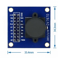 Camera module OV7670 v3