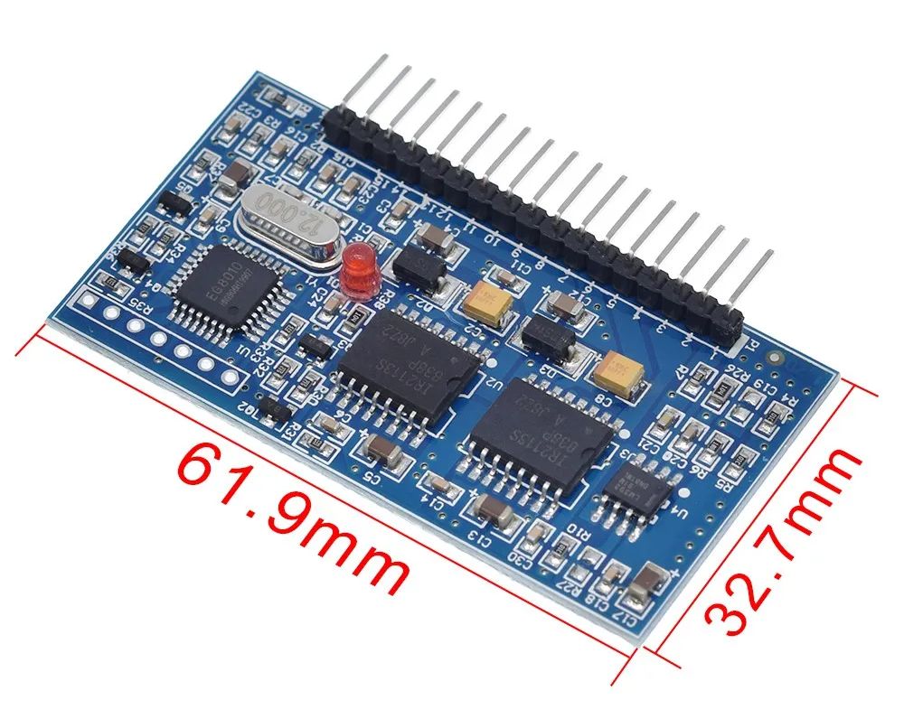 DC-AC SPWM Driver Board EGS002 afmetingen