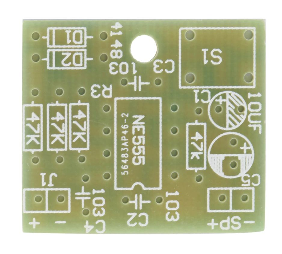 Deurbel bouwpakket 6V met speaker DIY 03