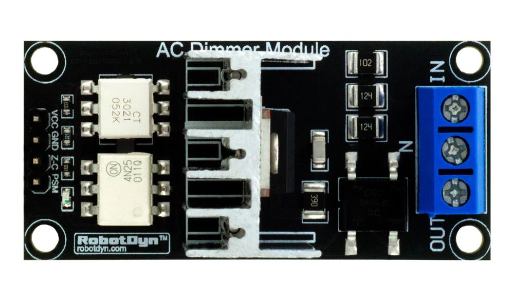 Dimmer module 3-5v PWM 8A 400V met RC filter en heatsink 03