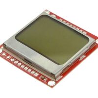 Display LCD 84x48 pixels 1.6" rood PCD8544