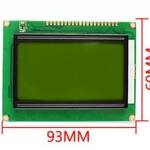 Display LCD 12864 green afmetingen