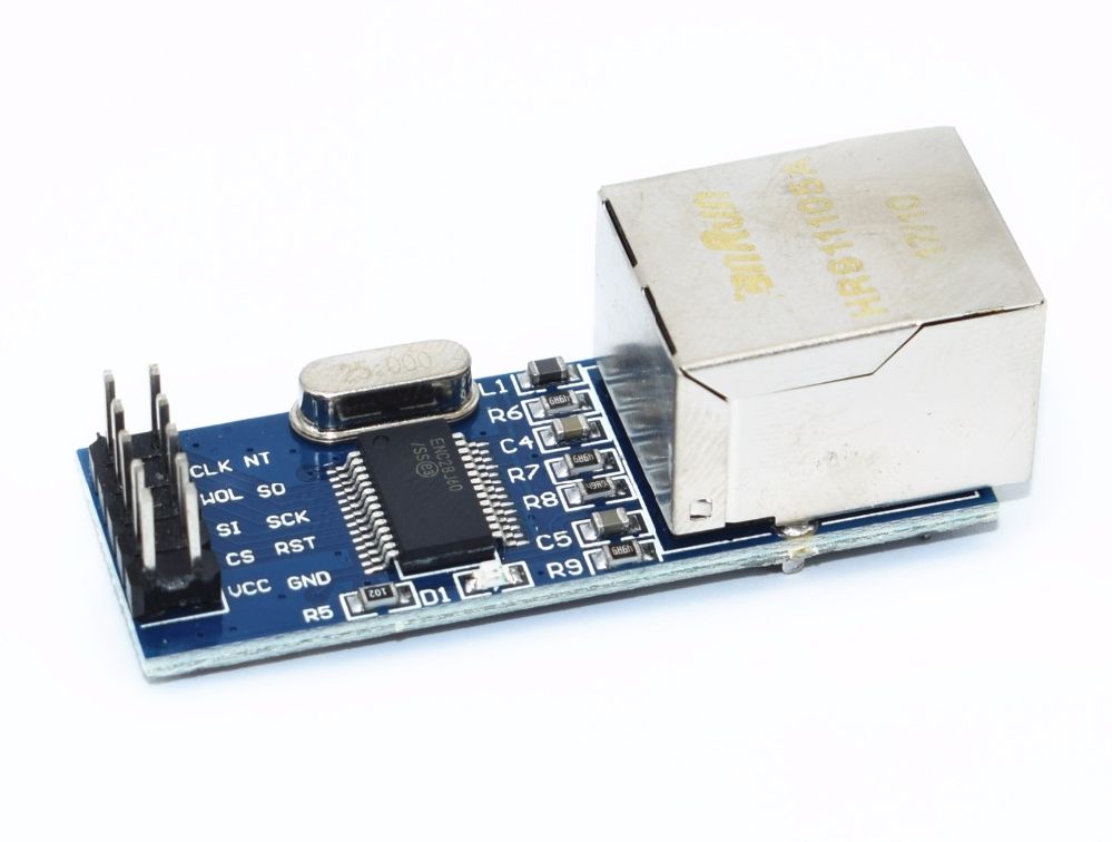 Ethernet LAN Netwerk mini module 3.3V ENC28J60 Ethernet LAN Netwerk mini module 3.3V ENC28J60