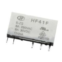 Relais 1xCO 250VAC-6A 30VDC-6A 1P2T / 5V HF41F-5-ZS