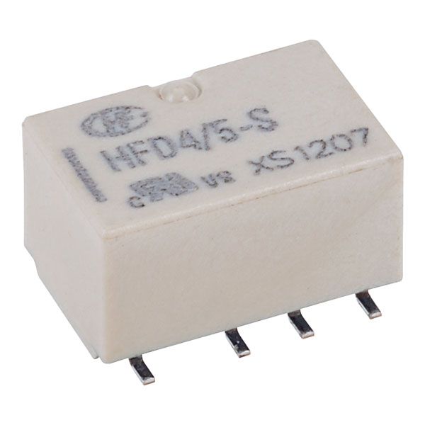 Relais 2xCO 125VAC-500mA 30VDC-2A 2P2T / 5V HFD4/5-S SMD