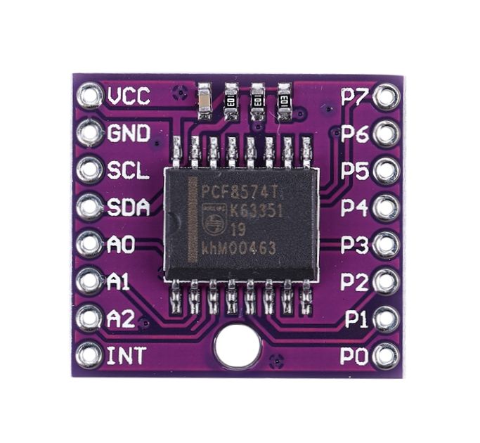 I-O expander module 8-poorten I2C PCF8574T 02