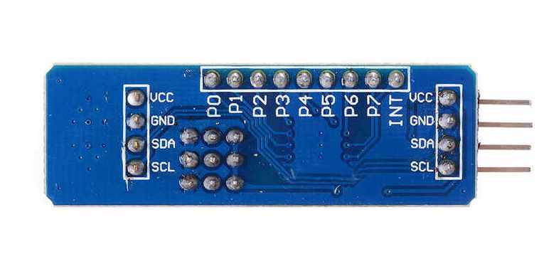 I-O expander module met doorkoppeling 8-poorten I2C PCF8574T 03