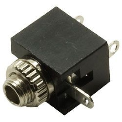 Jack connector 2.5mm 3-polig female inbouw PJ-201M