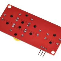 Keypad module 5 knoppen ADKeyboard rood met montagegaten - Afbeelding 3