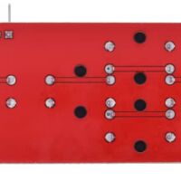 Keypad module 5 knoppen ADKeyboard rood met montagegaten - Afbeelding 5