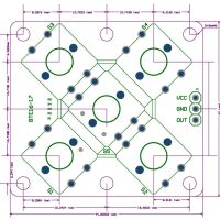 Keypad module 5 knoppen ADKeyboard BTE16-17 met montagegaten - Afbeelding 6