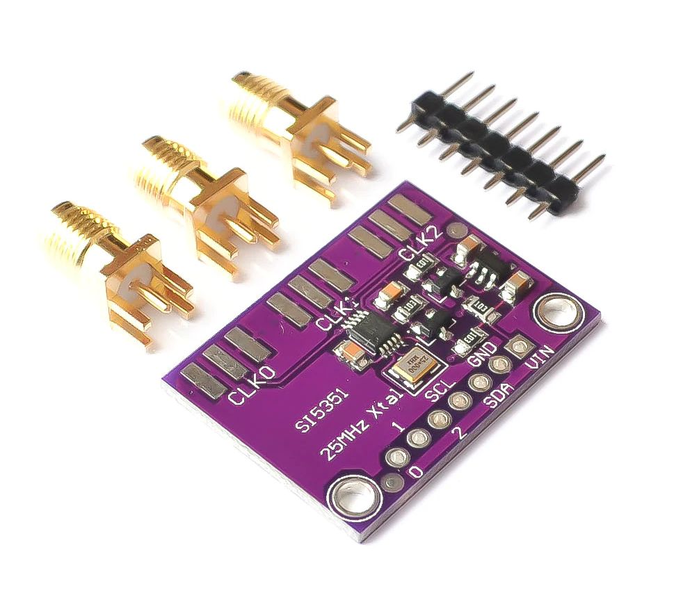 Klok generator module 8Khz-160Mhz I2C Si5351A 02