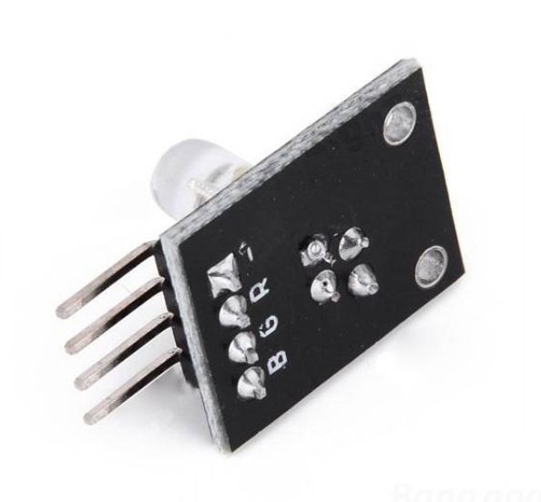 LED 5mm RGB helder module achterkant