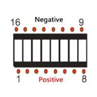 LED Bar module 8 segmenten rood KYX-B8R - Afbeelding 4