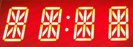 LED Display 14 segment 4-bit 0