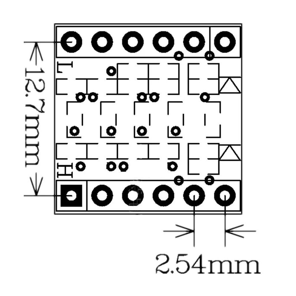 Logic Level Shifter 4 kanalen 5V naar 3