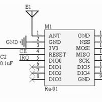 LoRa module 410-525Mhz 18dBm breakout Semtech SX1278 chip en u.FL antenne connector RA-02 - Afbeelding 3