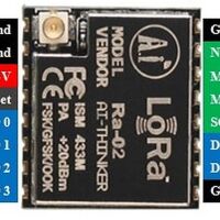 LoRa module 410-525Mhz 18dBm Semtech SX1278 chip en uFL antenne connector RA-02 - Afbeelding 4