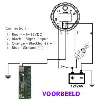 Maritieme Meter 0–190 Ohm Interface Module I2C 3.3-5VDC MCP23017 (DomoticX) - Afbeelding 4