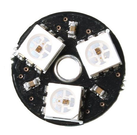 NeoPixel 3-bit cirkel RGB SMD 5050 LED (WS2812) bovenkant