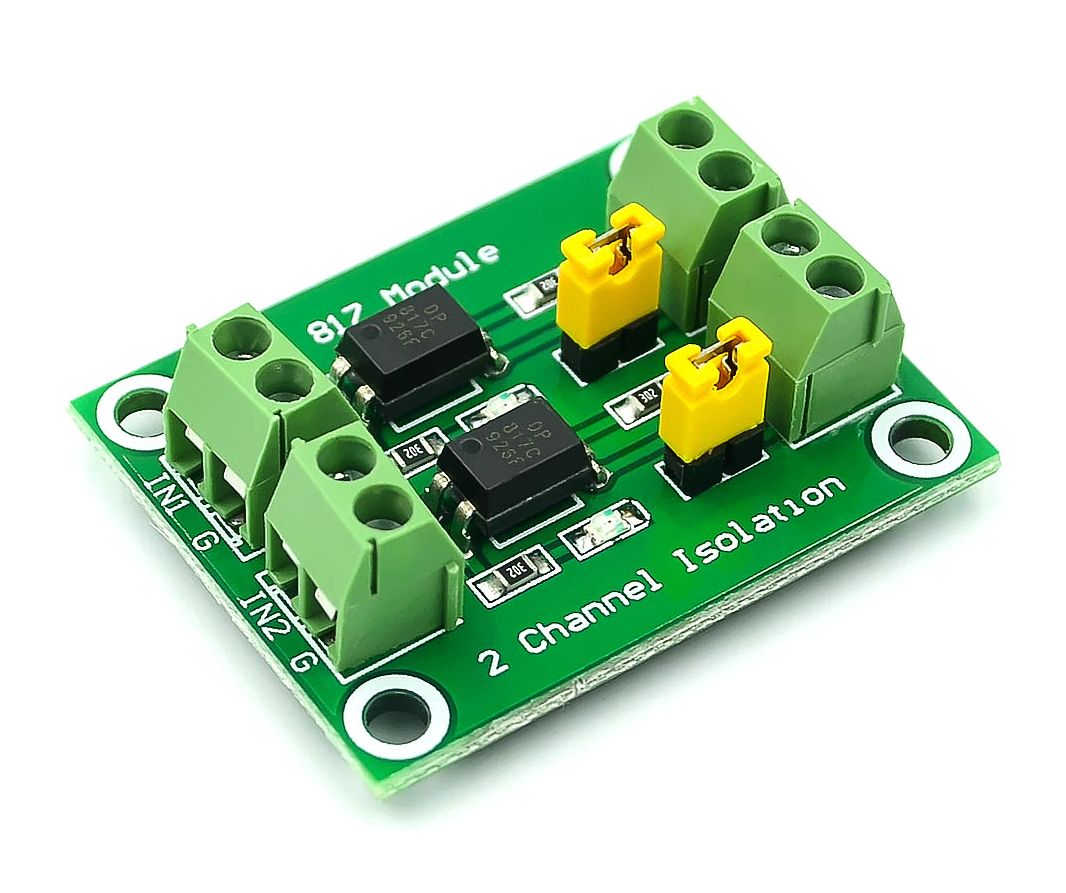 Optocoupler module 3.6-24V 2-kanalen PC817