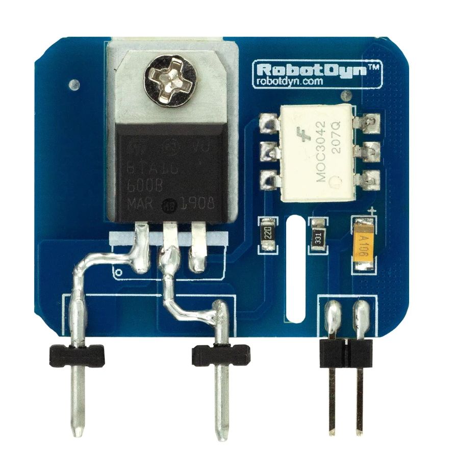 Relais Solid State module 3-32v, 1xNO 16A 600V SSR-AC embedded