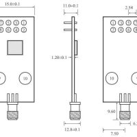 RF transciever 433MHz module 8-pin v2.0 1.8-3.6V met SMA antenne CC1101 E07-M1101D-SMA - Afbeelding 6