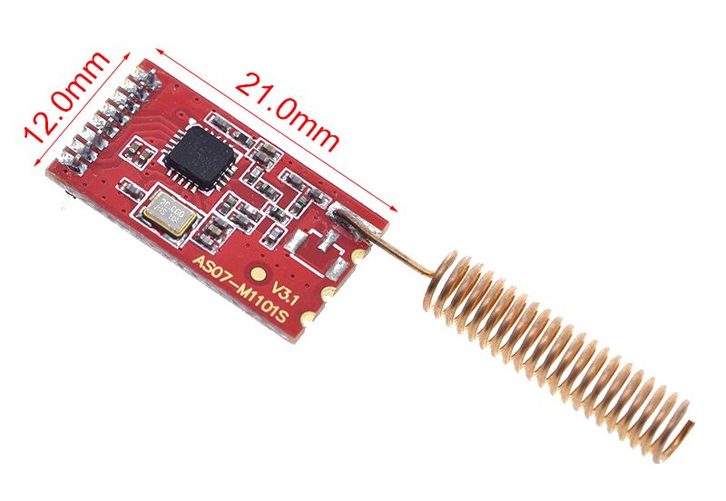 RF zender 433MHz module CC1101 afmetingen