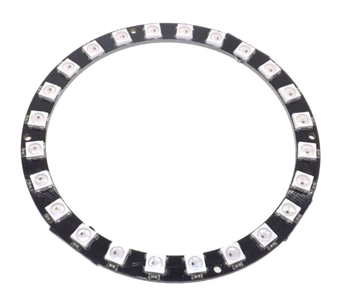 RGB LED module 24-bit cirkel met WS2812 chip (NeoPixel) RGB LED module 24-bit cirkel met WS2812 chip (NeoPixel)