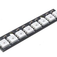 RGB LED module 8-bit strook 50-55mm lang met WS2812 chip (NeoPixel)