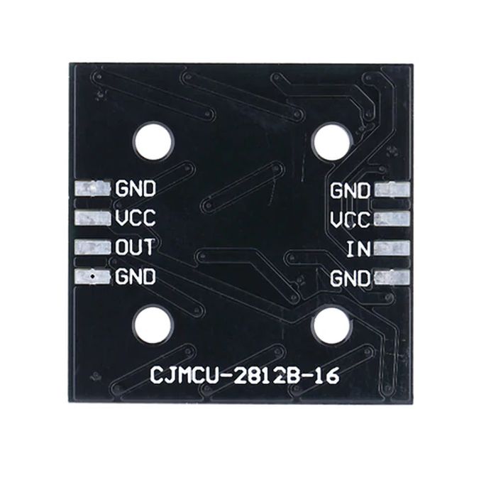 RGB LED module 16-bit vierkant met WS2812 chip (NeoPixel) 03