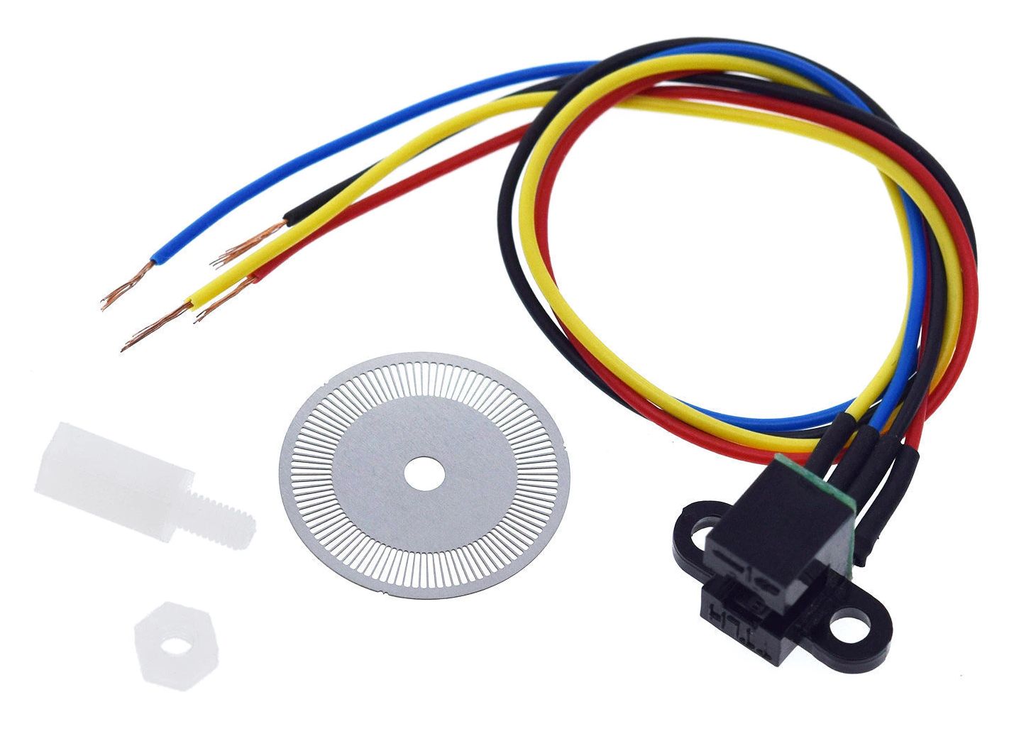 Rotary encoder kit met optische module 100 gaten stalen wiel