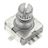 Rotary encoder met drukknop 10mm geribbelde as EC11 SMD EC11S-H4.5 - Afbeelding 1