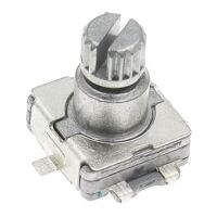 Rotary encoder met drukknop 10mm geribbelde as EC11 SMD EC11S-H4.5 - Afbeelding 2