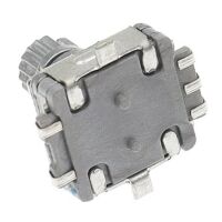 Rotary encoder met drukknop 10mm geribbelde as EC11 SMD EC11S-H4.5 - Afbeelding 3