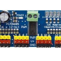 Servo motor driver PWM 16 Kanaals 12-bit I2C PCA9685 03