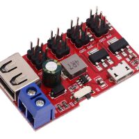 Spanningsregelaar breakout module DC-DC USB-micro naar USB-A 5V 3.3V 1.8V 9V 12V