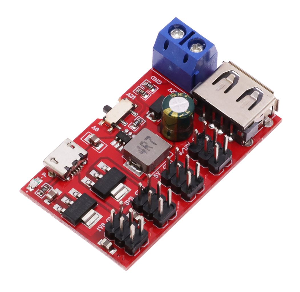 Spanningsregelaar breakout module DC-DC USB-micro 02