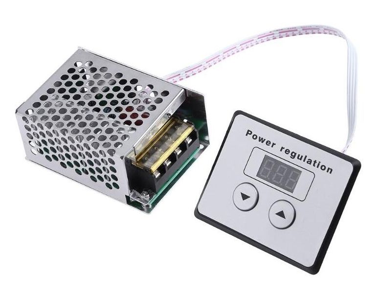 Spanningsregelaar dimmer toerental regelaar module SCR 220VAC 16A 4000W digitaal