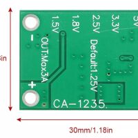 Spanningsregelaar module DC-DC step-down 5-15V naar 1.25-1.5-1.8-2.5-3.3-5V 3A CA-1235 - Afbeelding 5