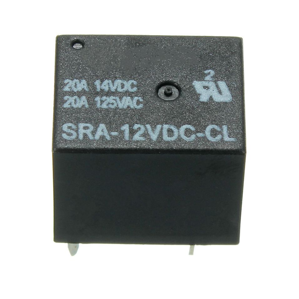 Relais 1xCO 125VAC-20A 14VDC-20A 1P2T / 12V SRA-12VDC-CL