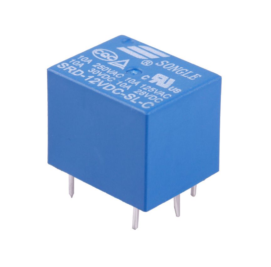 Relais 1xCO 250VAC-10A 30VDC-10A 1P2T / 12V SRD-12VDC-SL-C