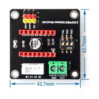 Stappenmotor aansturingsmodule A4988 DRV8825 uitbreidingskaart zwart afmetingen