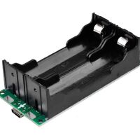 UPS DC backup accu 5V 3A 15W 2x18650 SMD Lithium Batterij houder gesoldeerd
