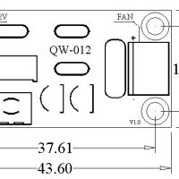 Ventilator toerental temperatuur controller module 12VDC max 200mA QW-012 - Afbeelding 4